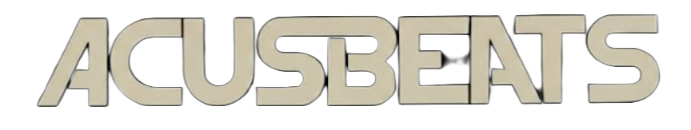 texto del logo de Acusbeats